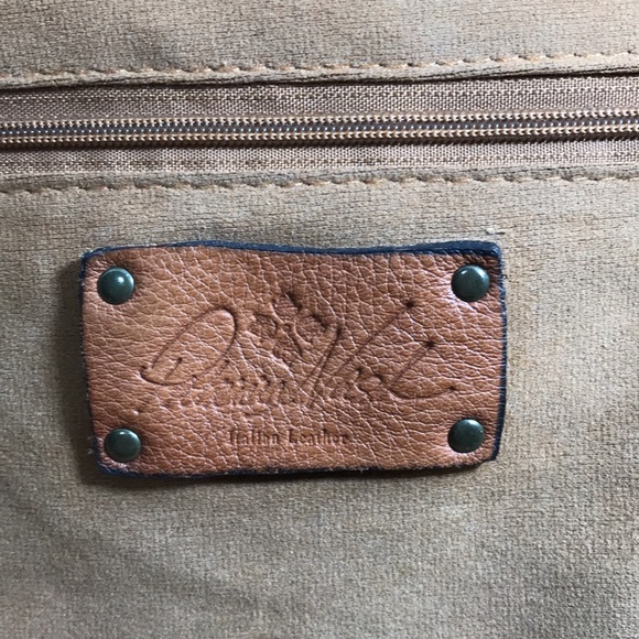 Patricia Nash Large Tan Leather Shoulder Crossbody - Picture 15 of 16